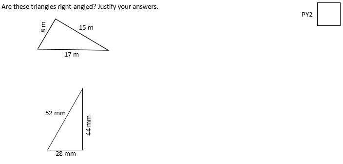 Pythag quiz question